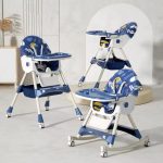 Model 8131 | All In 1 | Rocking Horse Baby Feeding Chair | Height Adjustable, Seat Reclyning System, Rocking Horse