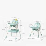 Model 8131 | All In 1 | Rocking Horse Baby Feeding Chair | Height Adjustable, Seat Reclyning System, Rocking Horse - Image 6